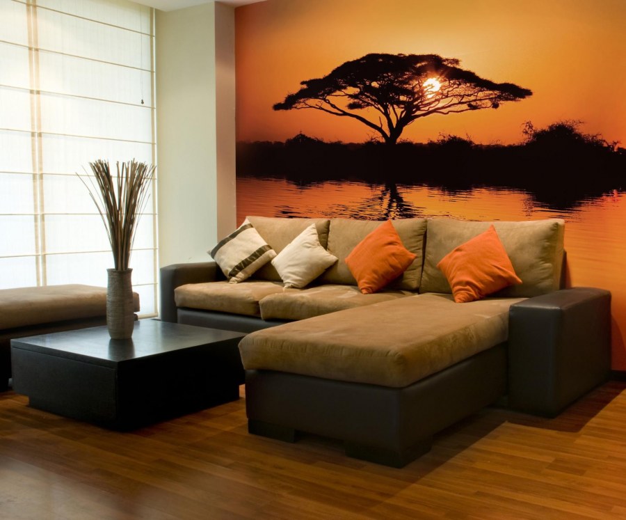 Фотообои Африка в интерьере