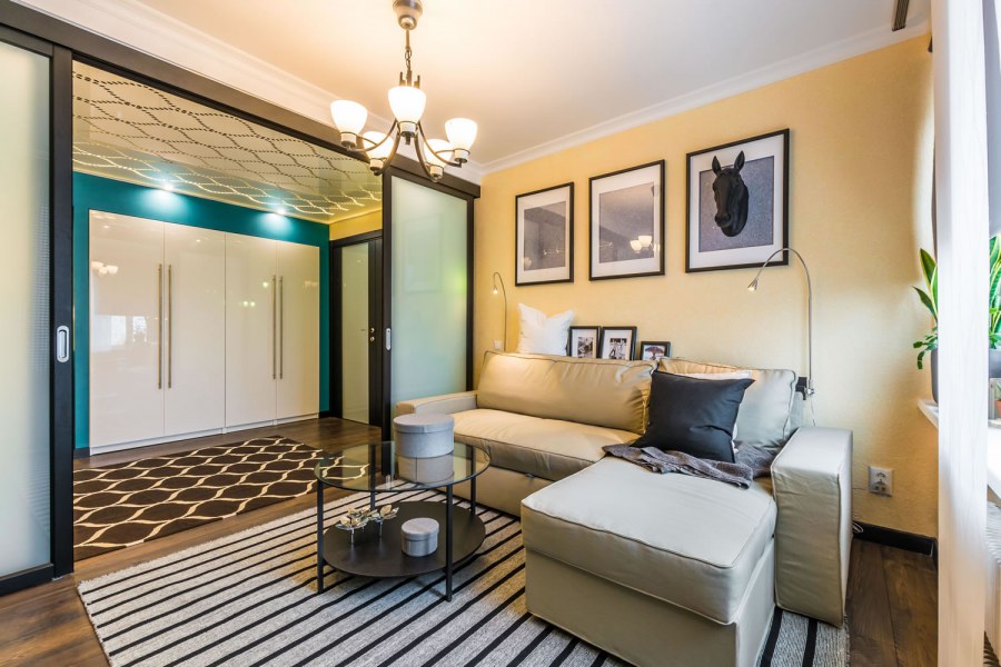 Разделение проходной комнаты