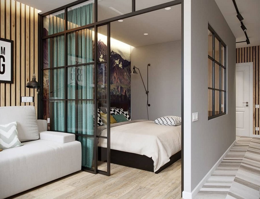 Перегородка для зонирования комнаты