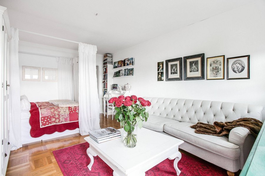 Спальное место в гостиной