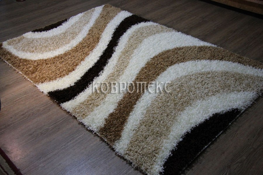 Ковер lazania Shaggy 057a Cream Турция