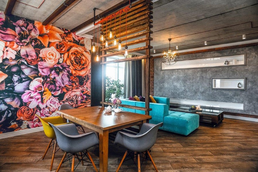 Восточный лофт стиль интерьера