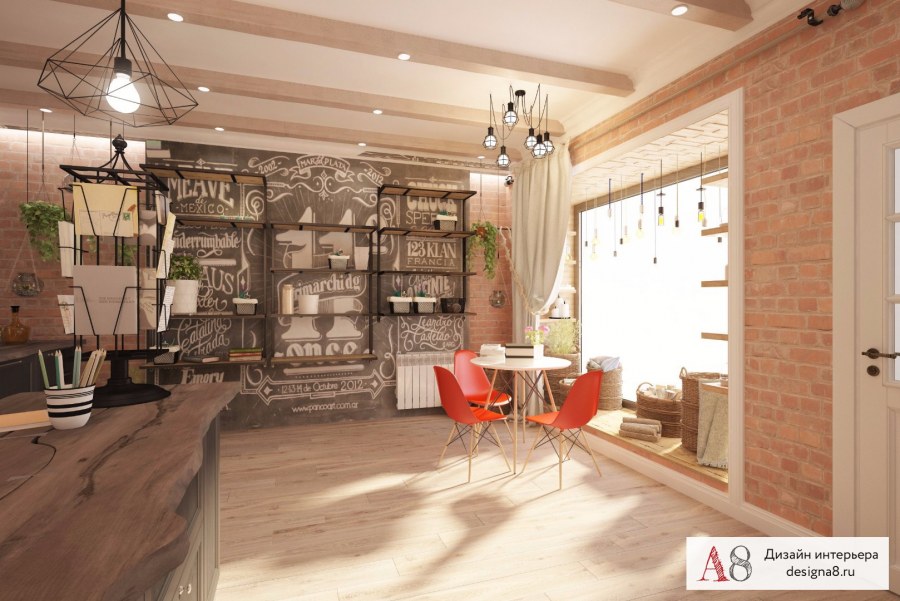 Цветочный салон в стиле лофт