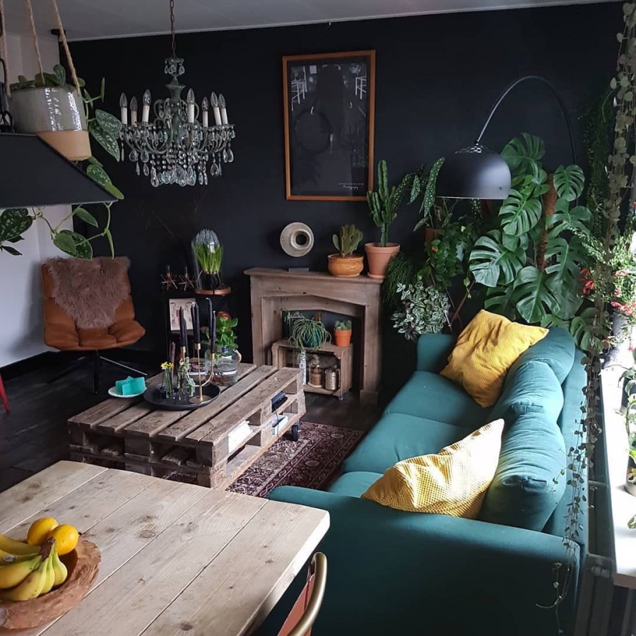 Гостиная в стиле бохо