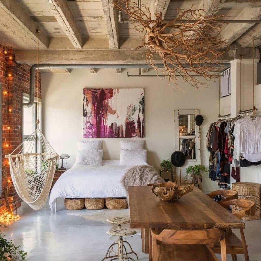 Стиль бохо лофт в интерьере