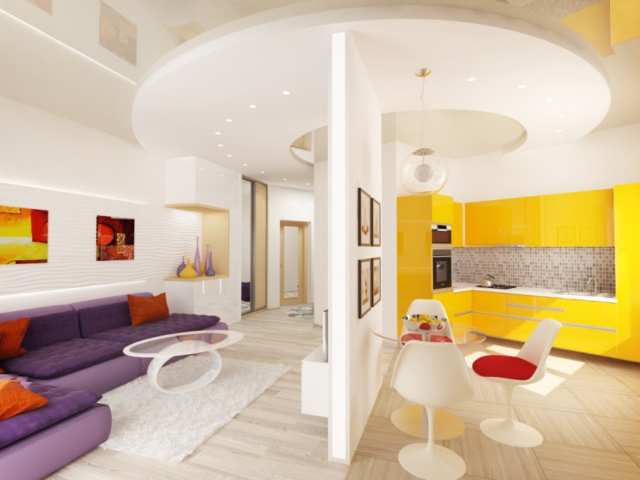 Скандинавский Фьюжн в интерьере