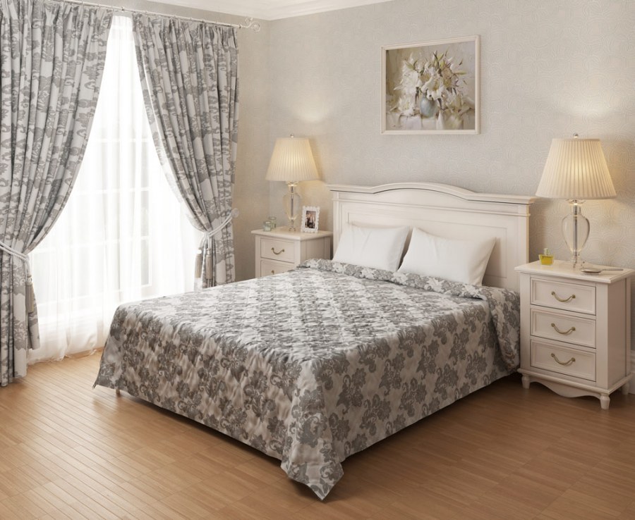 Шторы на одну сторону для спальни