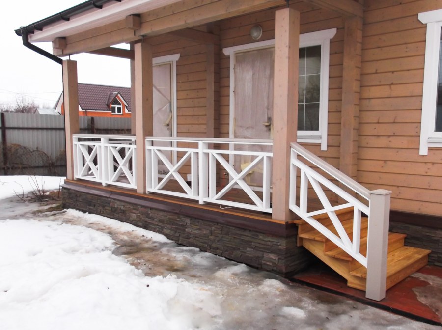 Перила на веранде