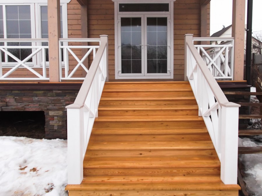 Лестница на террасу