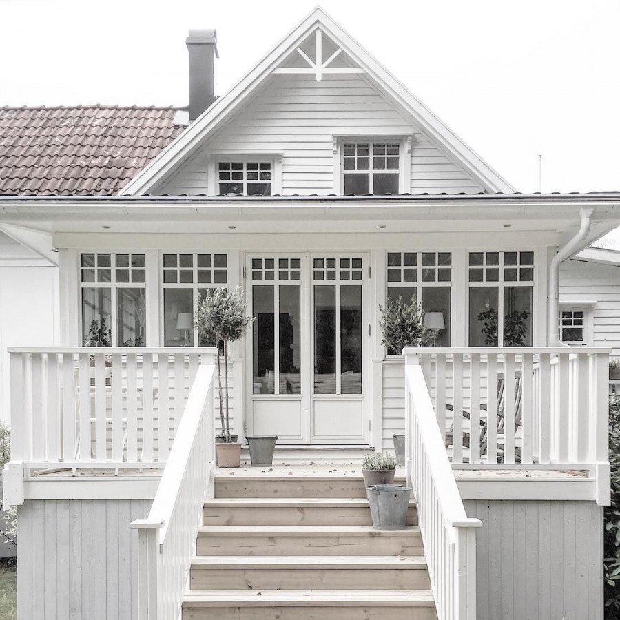 Крыльцо в скандинавском стиле