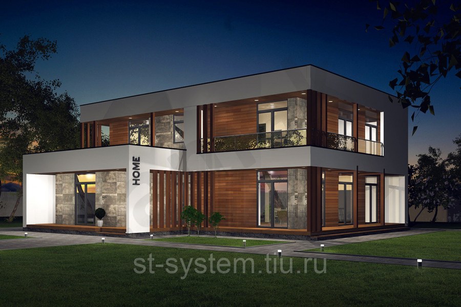 Одноэтажный ЭКОДОМ