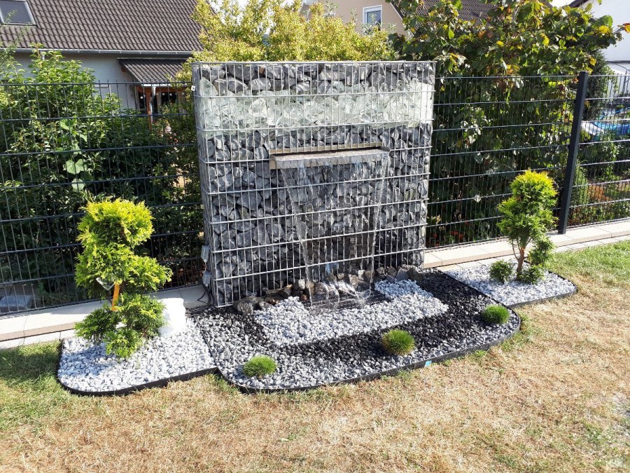 Водопад из габионов