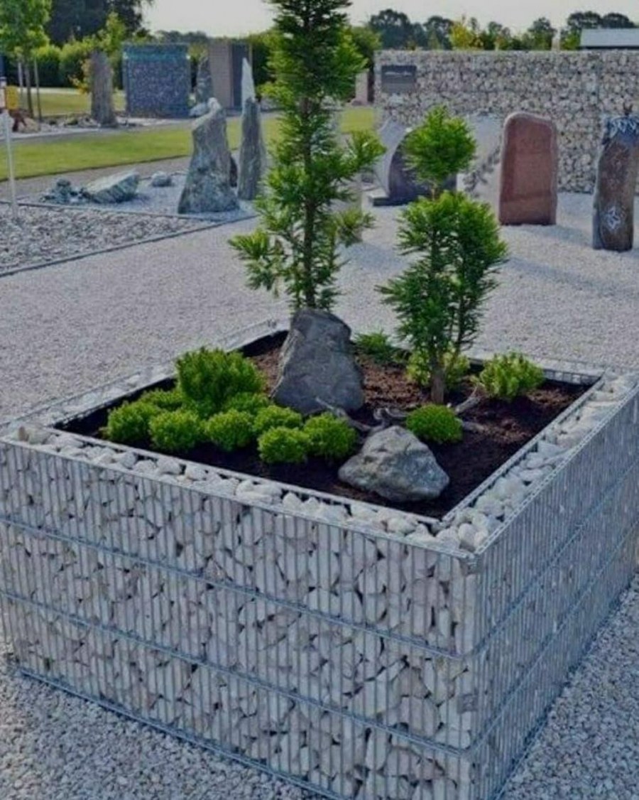 Террасирование габионами