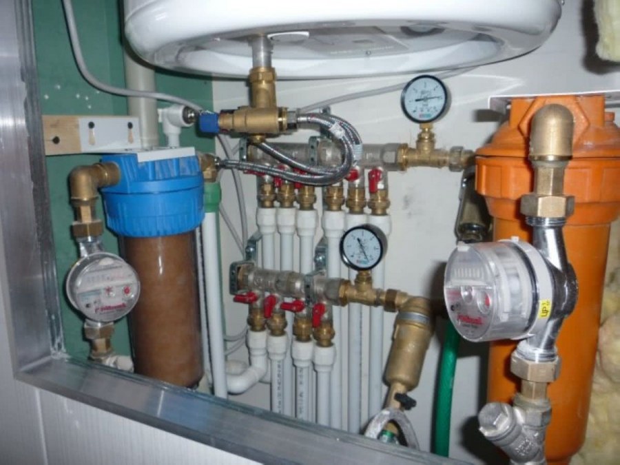 Коллекторная разводка сшитым полиэтиленом