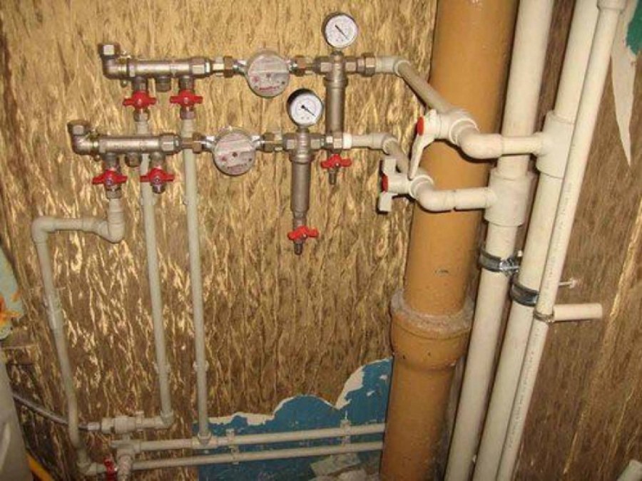 Разводка труб в квартире