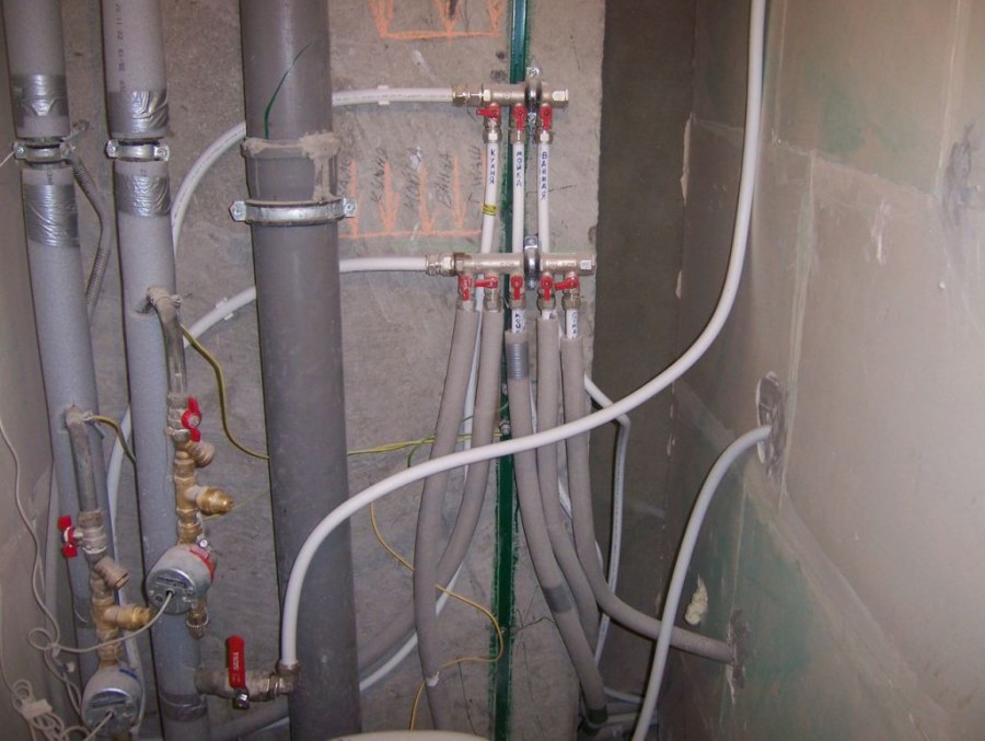 Разводка сантехники