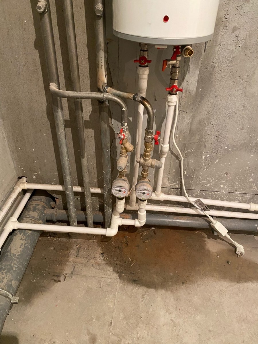 Сантехшкаф разводка Коллекторная