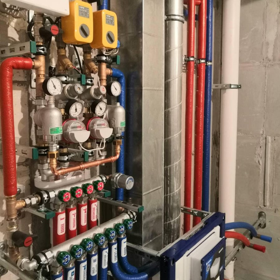 Сантехшкаф разводка Коллекторная