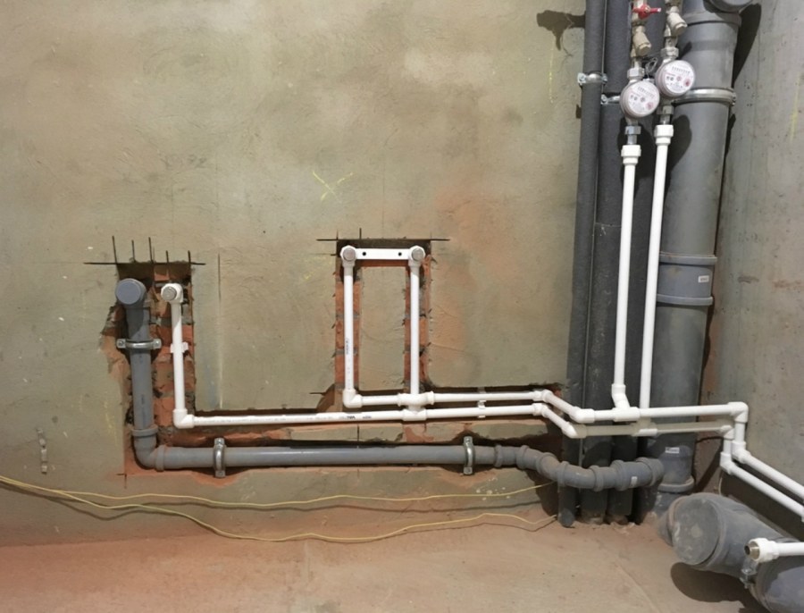 Разводка воды в двухкомнатной квартире