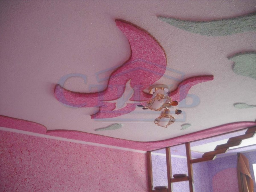 Жидкие обои для потолка 2021