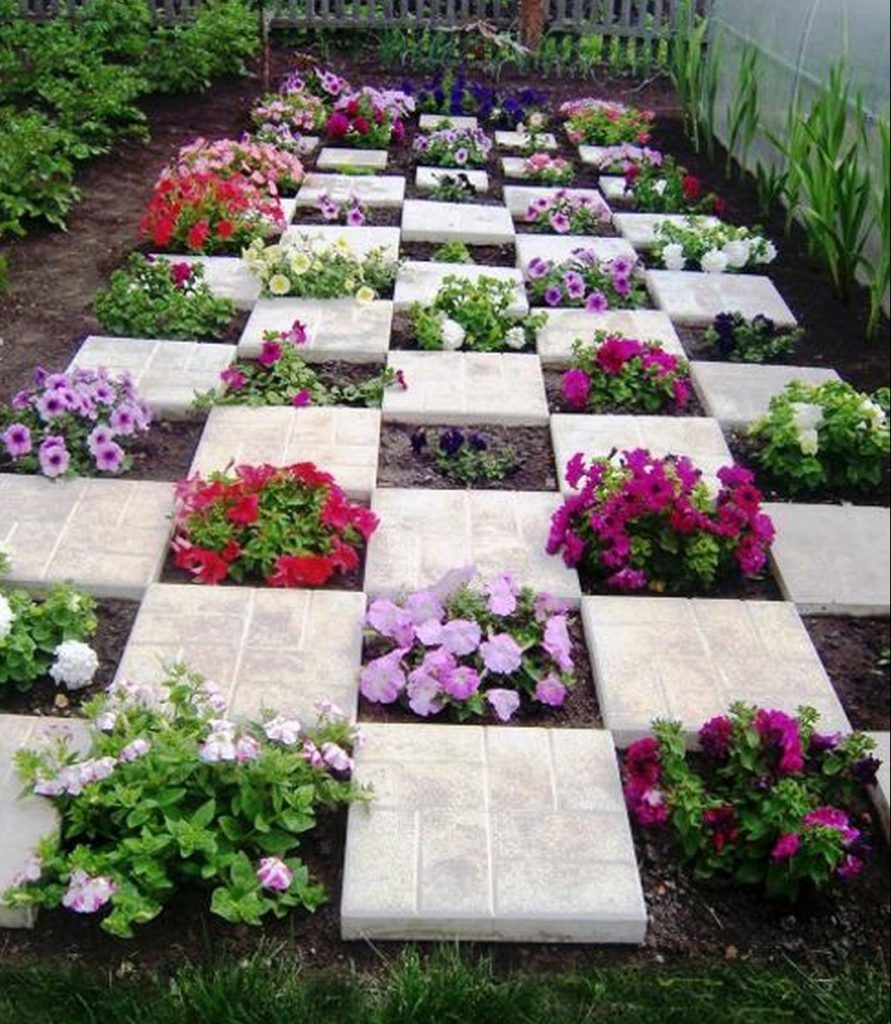 Формы клумб для цветов