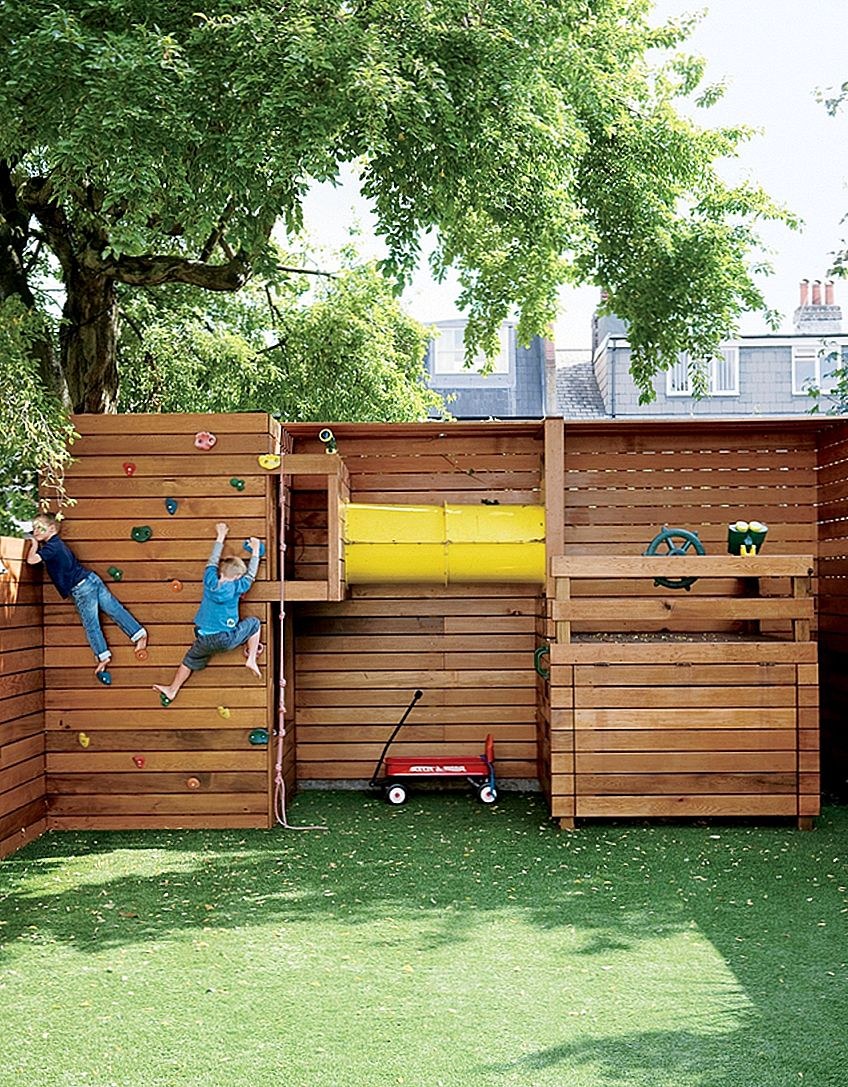 Необычные детские площадки для дачи