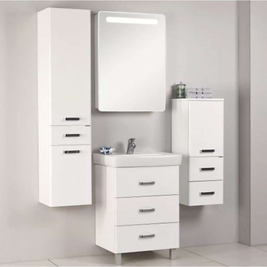 Тумба с раковиной Акватон Америна н 60 белая