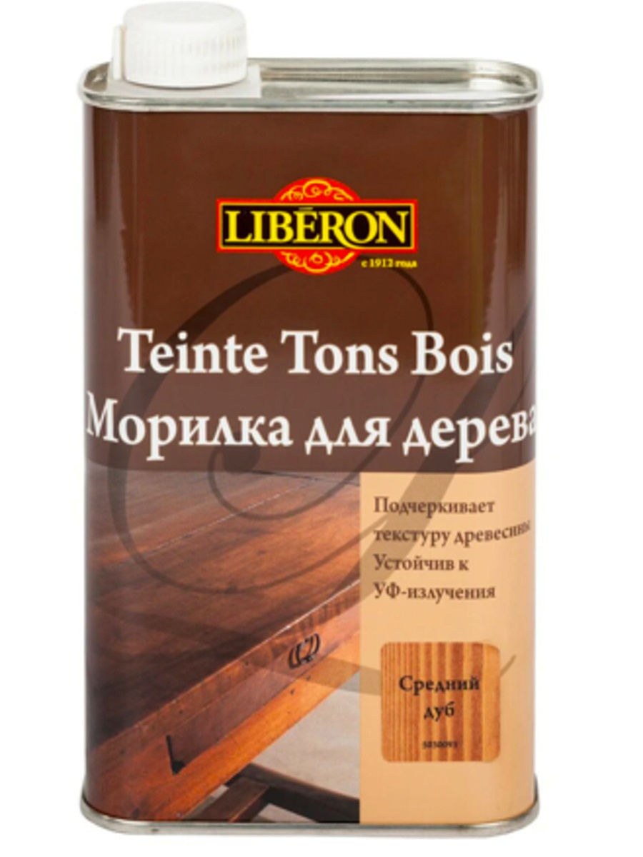 Морилка водная Liberon teinte tons bois черное дерево 0.5 л