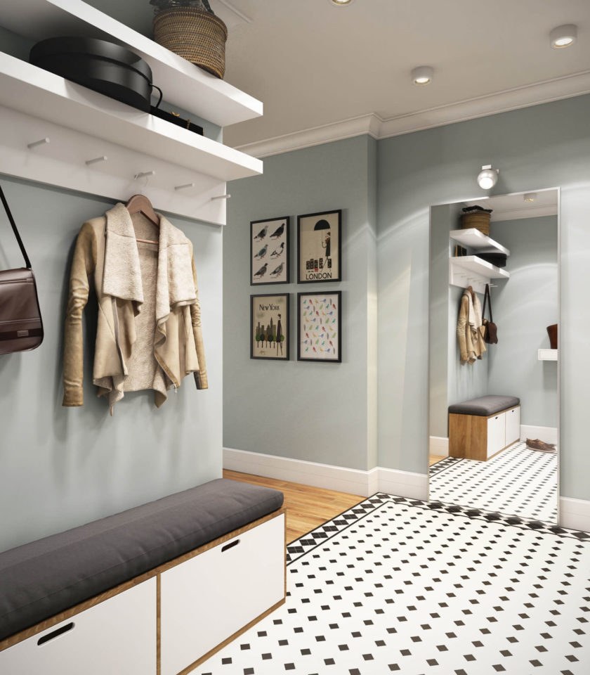 Узкая прихожая