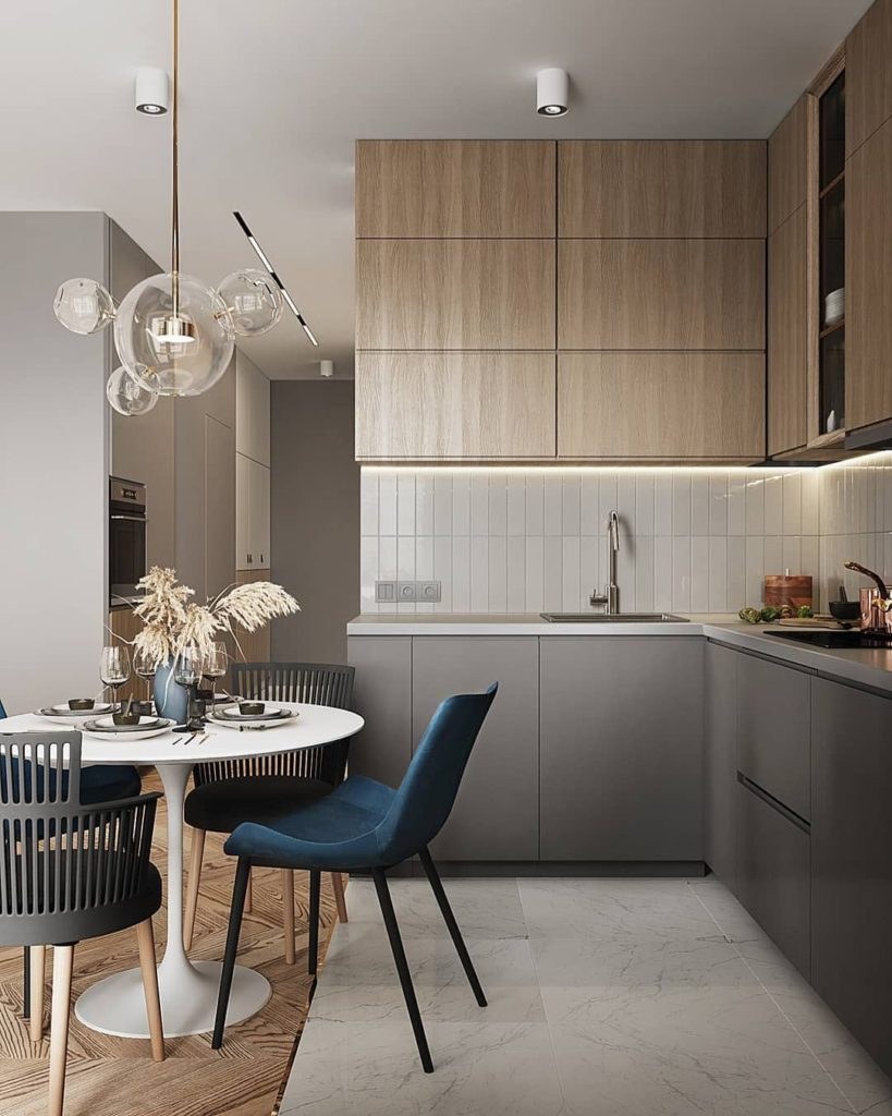 Современная маленькая кухня