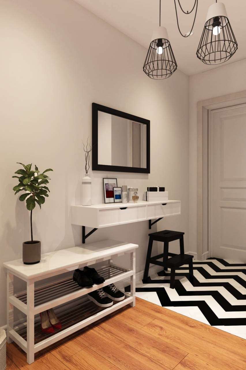 Туалетный столик в скандинавском стиле