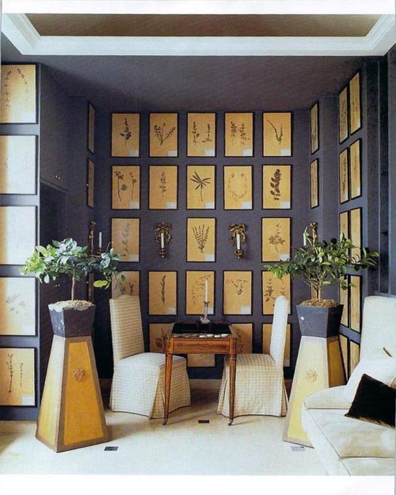 Декор высокой стены