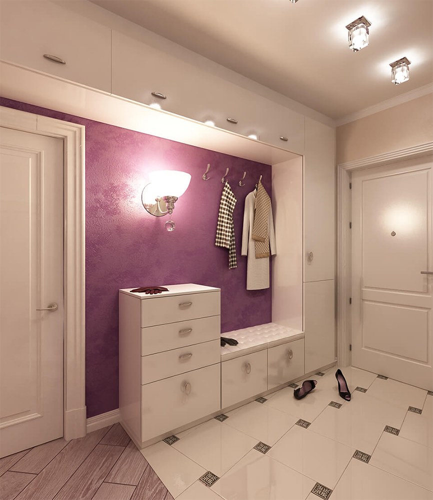 Сиреневая прихожая