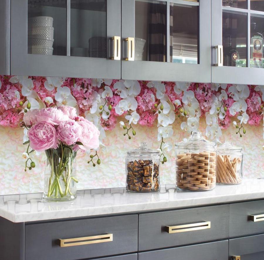 Кухонный фартук ПВХ нежность 600 3000