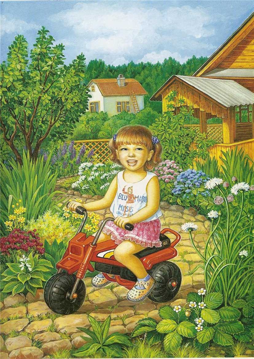 Картина лето для детей