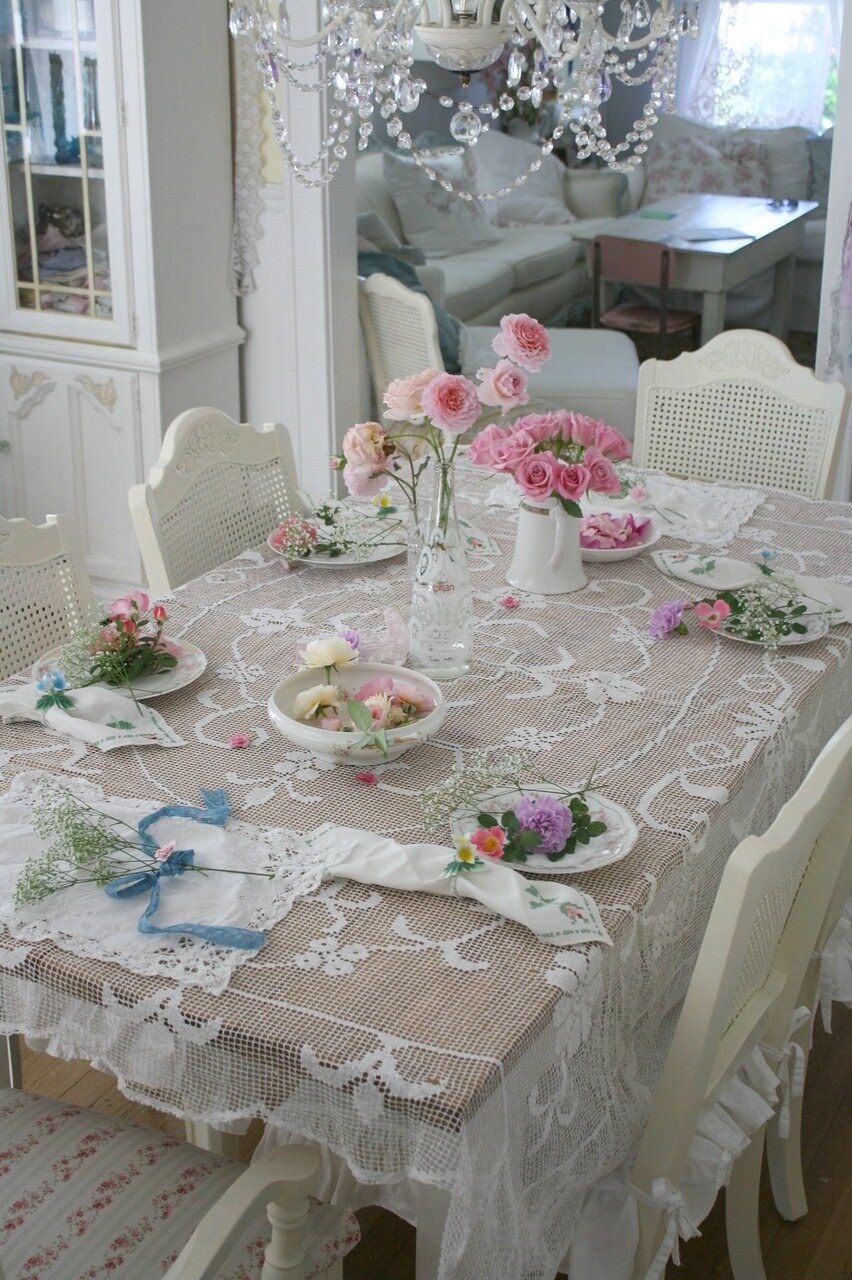 Шебби Шик сервировка