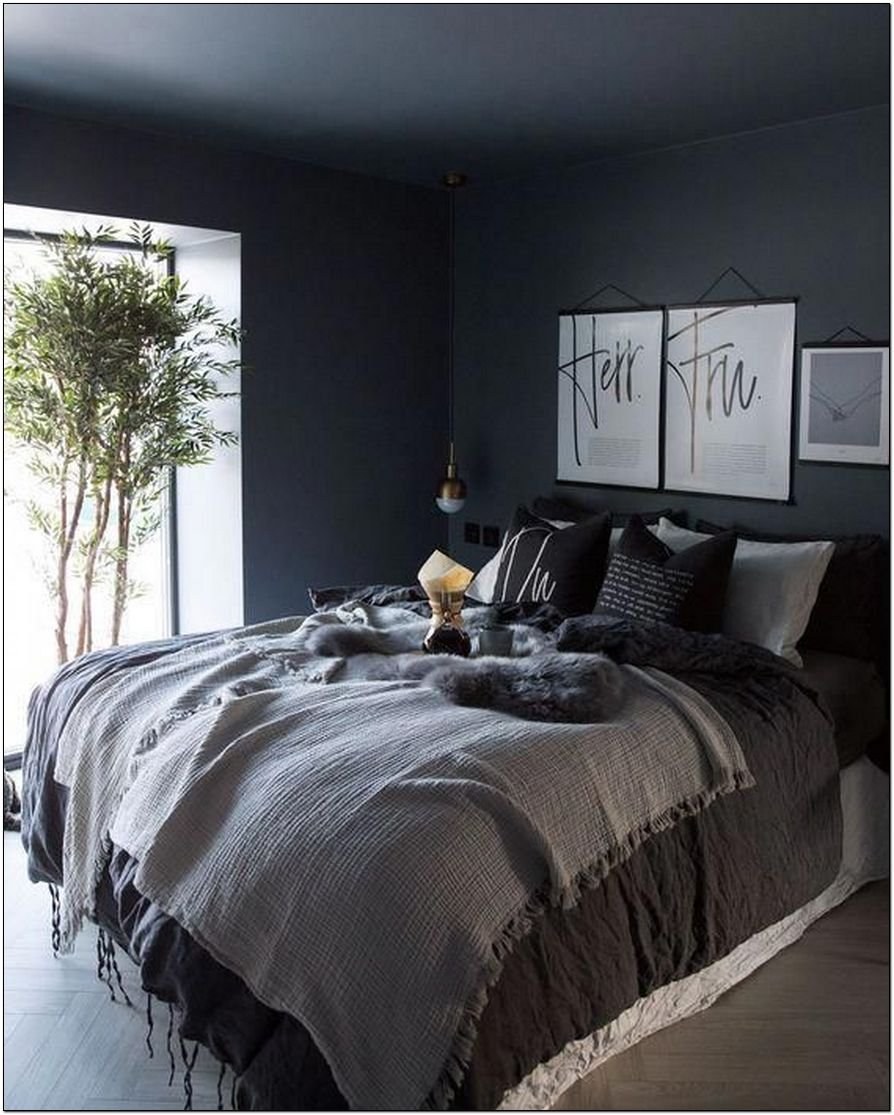 Серая спальня