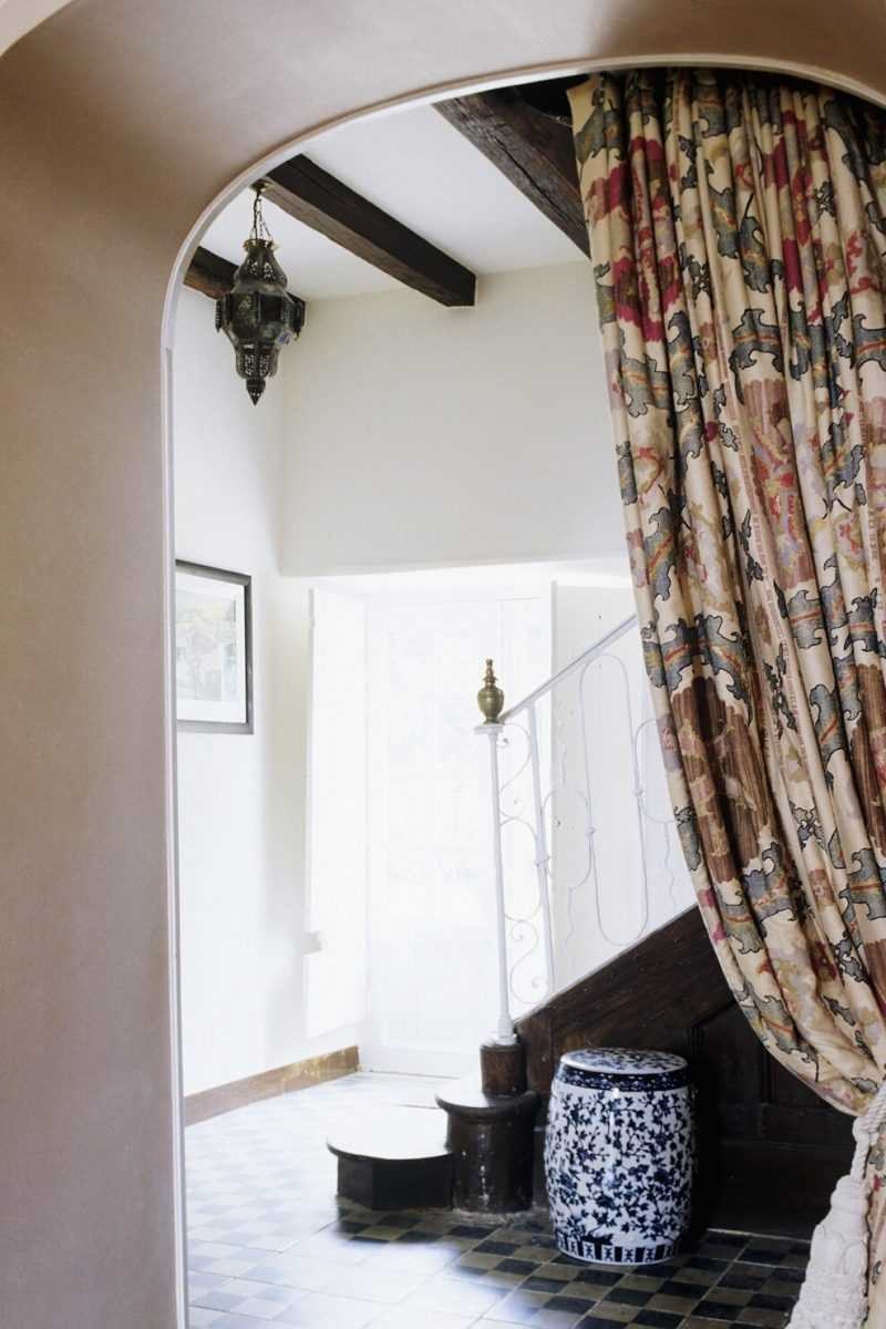 Шторы на арочный проем