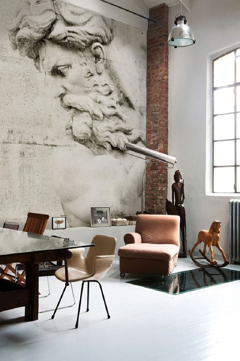 Креативные фотообои в интерьере