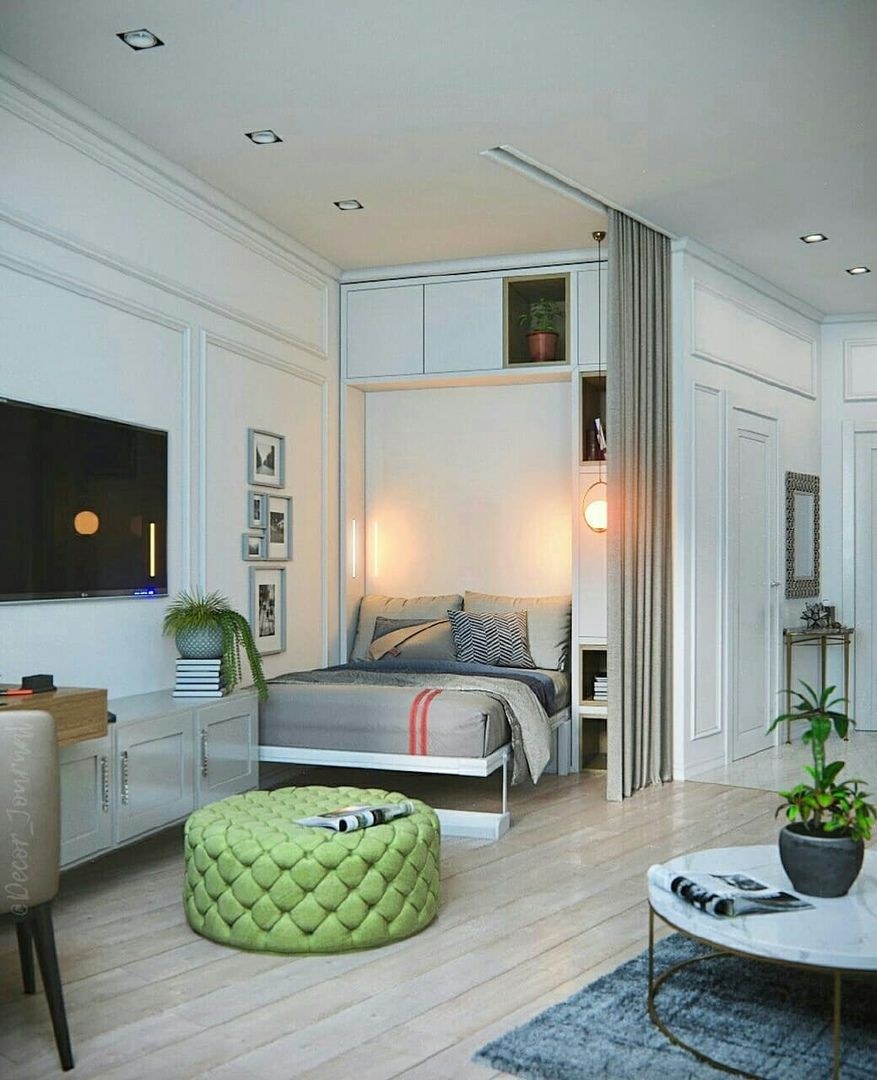 Интерьер однокомнатной квартиры