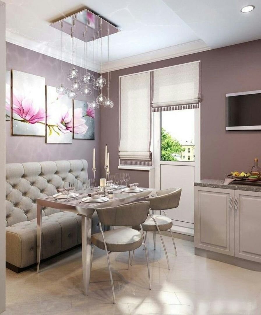 Обеденная зона на кухне