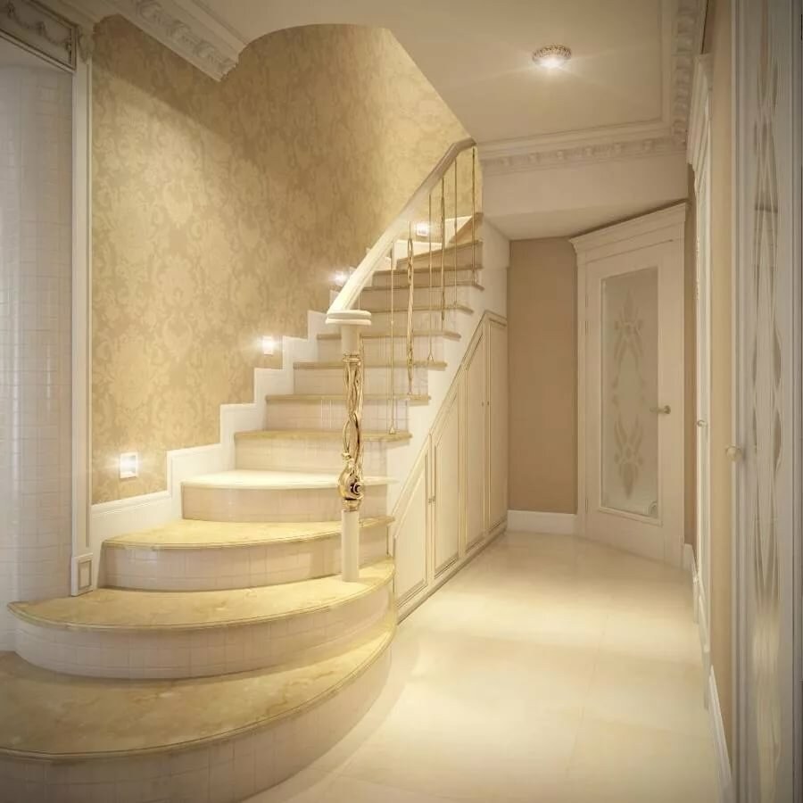 Холл с лестницей