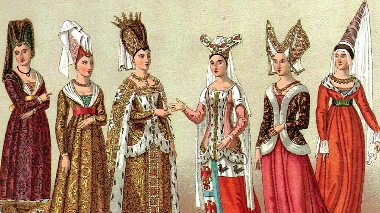 Стили одежды в средневековье