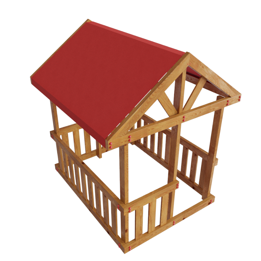 Деревянная беседка для детей