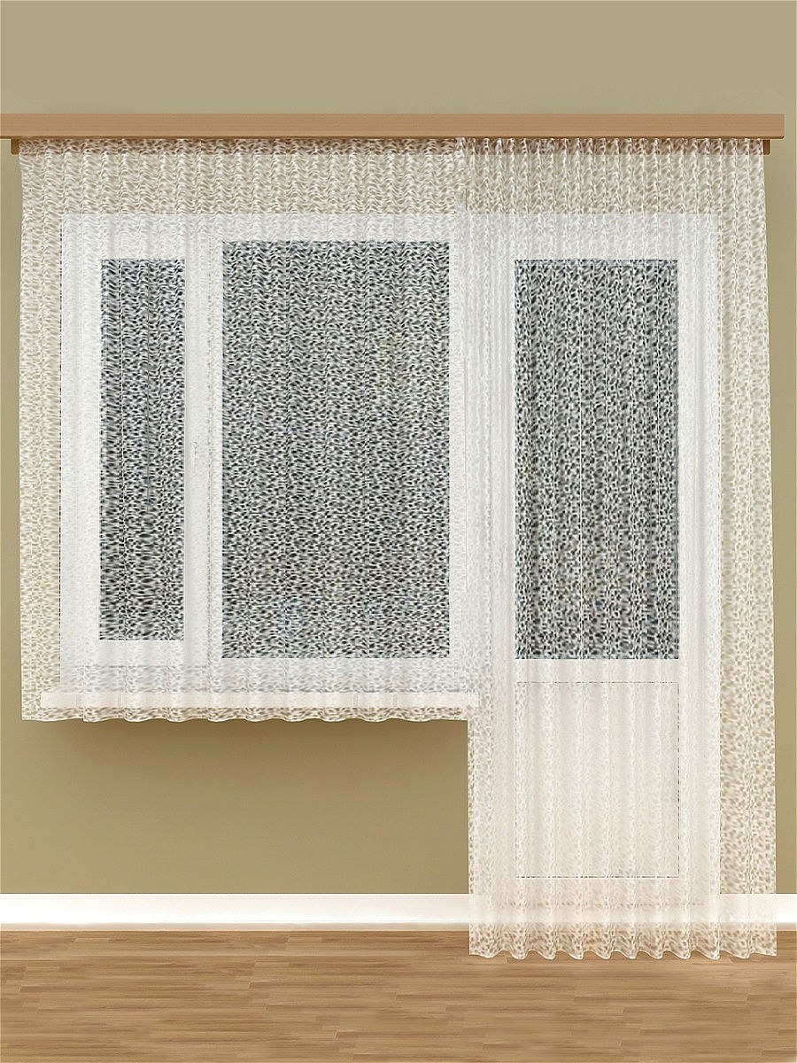 Тюль Камея паутинка