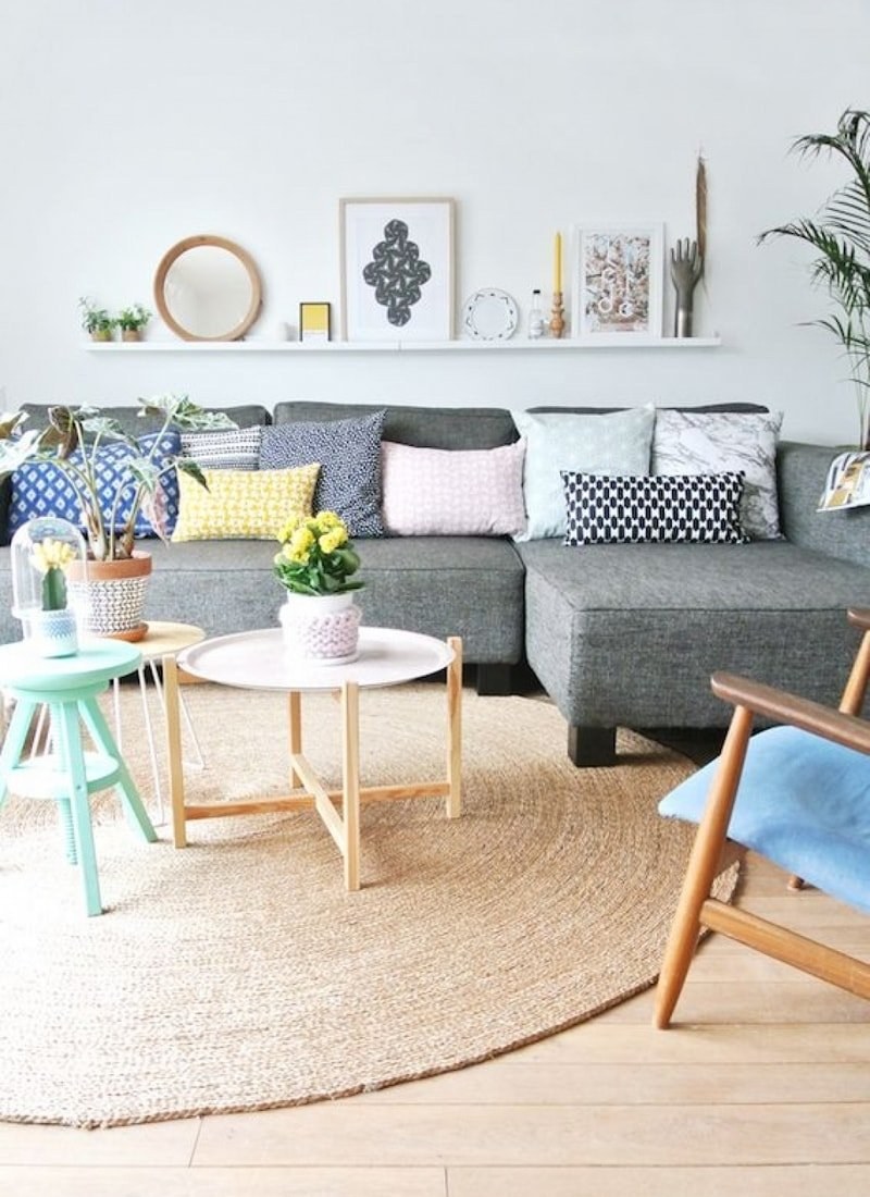 Ковер в скандинавском интерьере