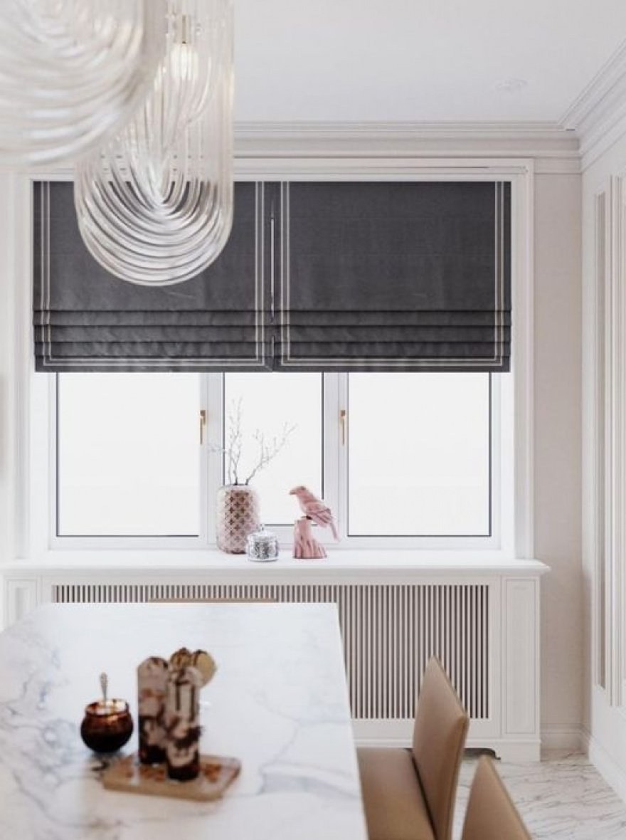 Римские шторы в интерьере