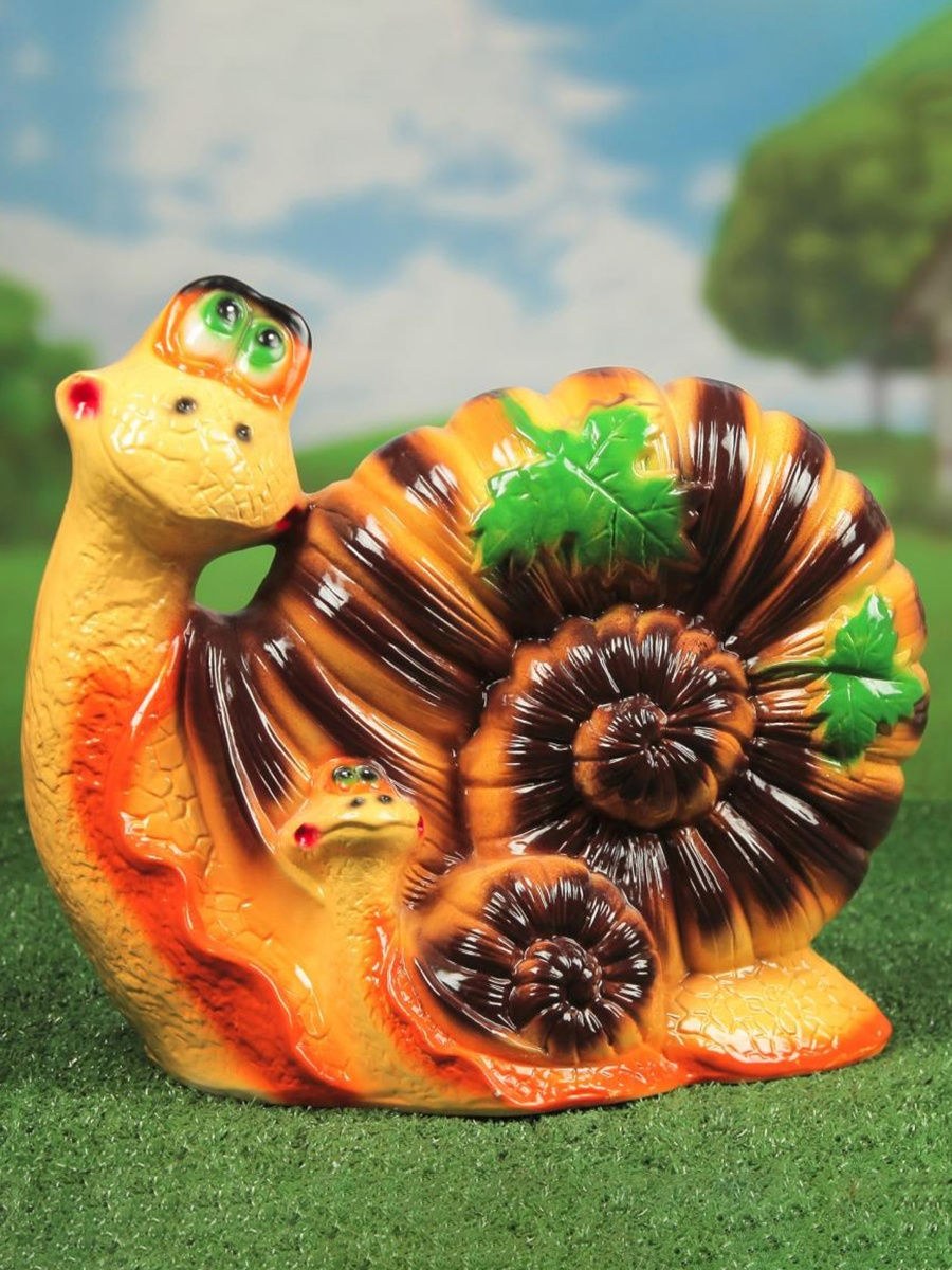 Фигура Садовая улитка 18см