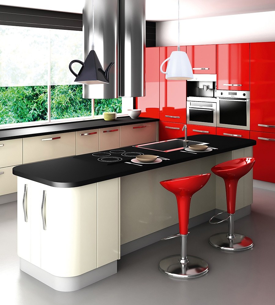 Красивый кухонный гарнитур