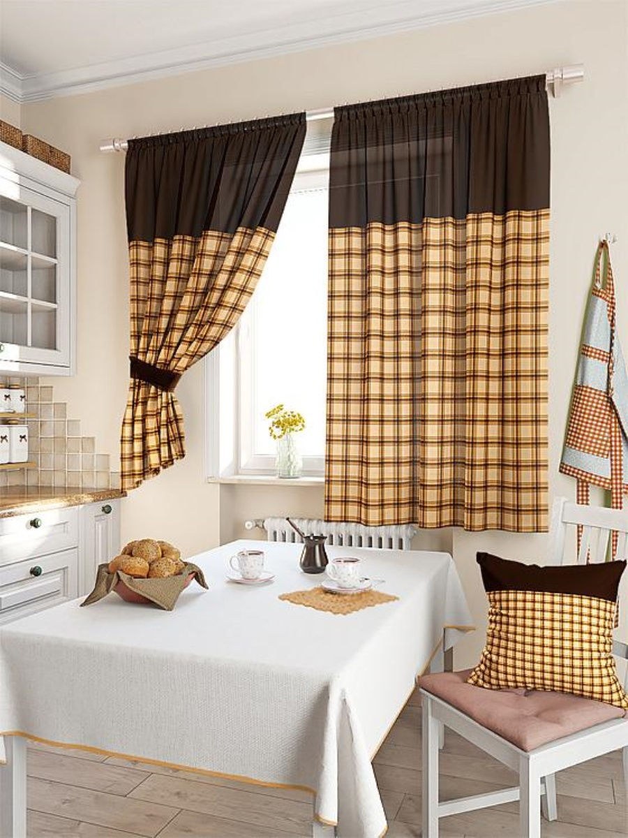 Римские шторы с фигурным краем